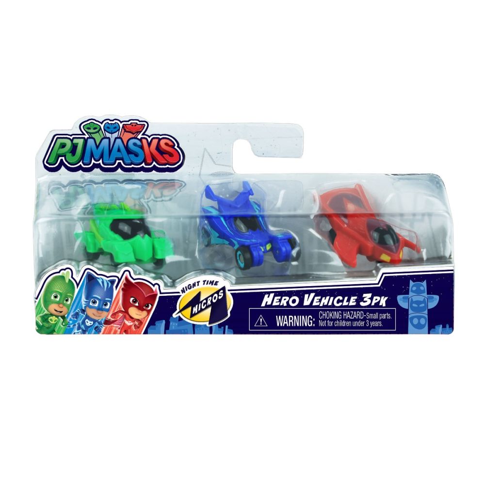 Комплект 3 колички Pj Masks, Hero Vehicle