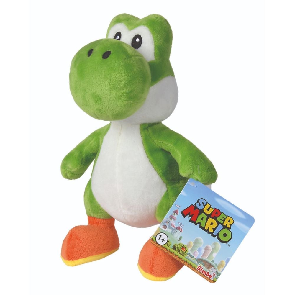 Плюшена играчка Super Mario, Динозавър Йоши, 20 см