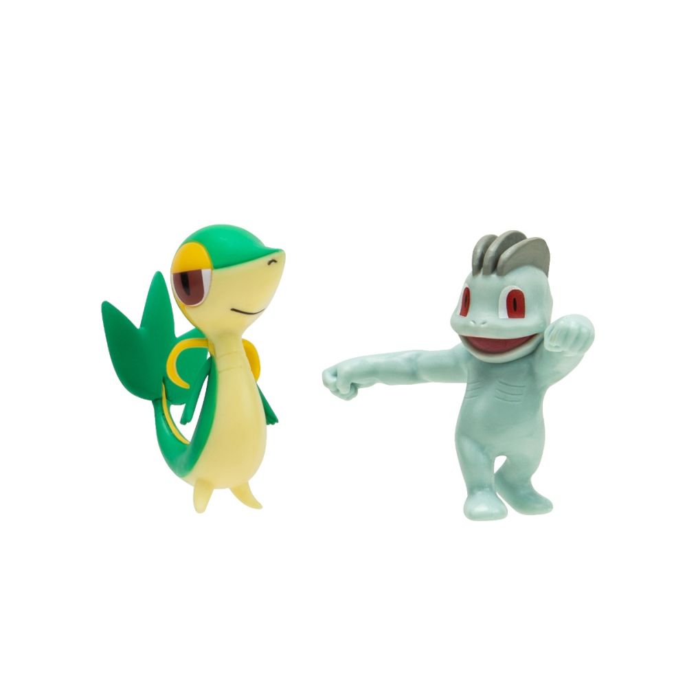 Комплект подвижни фигурки Pokemon S2, Machop и Snivy