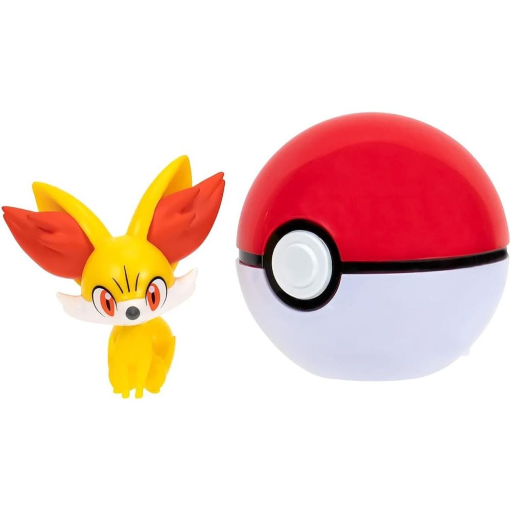 Фигурка в топка Clip N Go Pokemon S2, Fennekin и Poke Ball