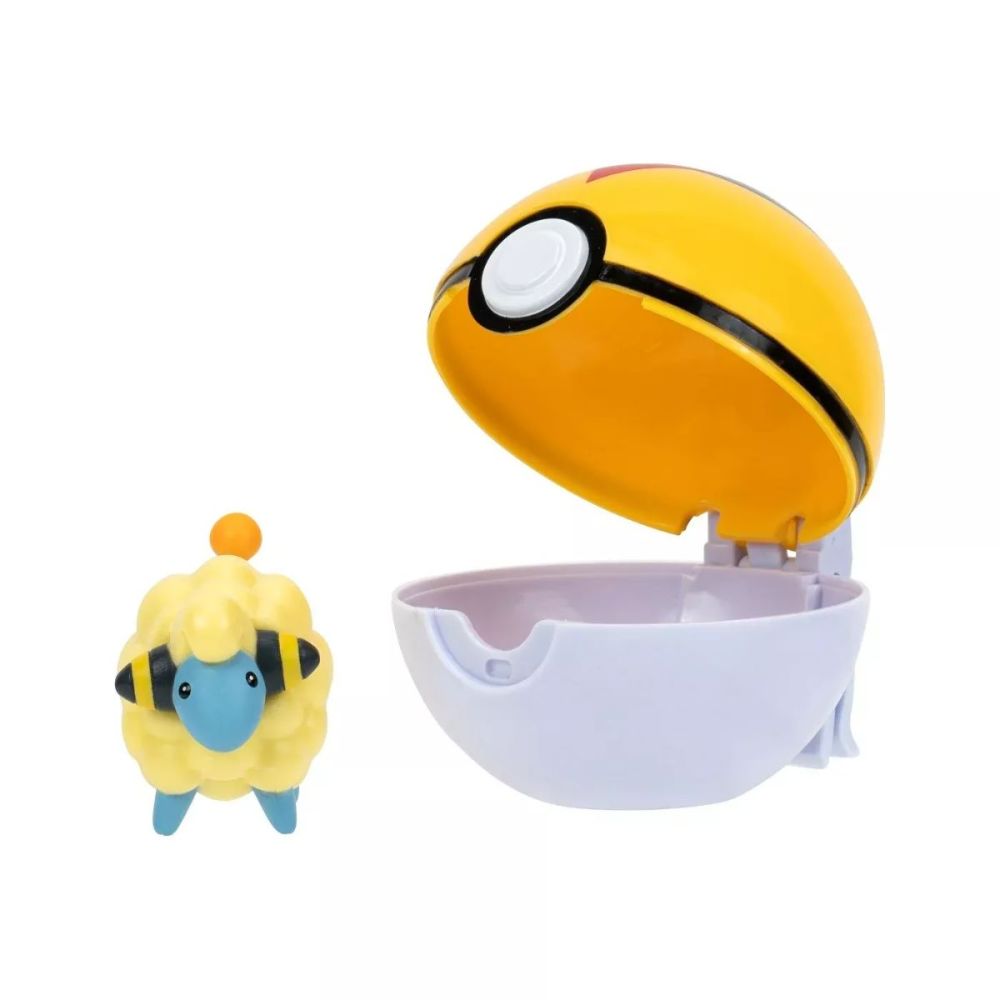 Фигурка в топка Clip N Go Pokemon S2, Mareep и Level Ball