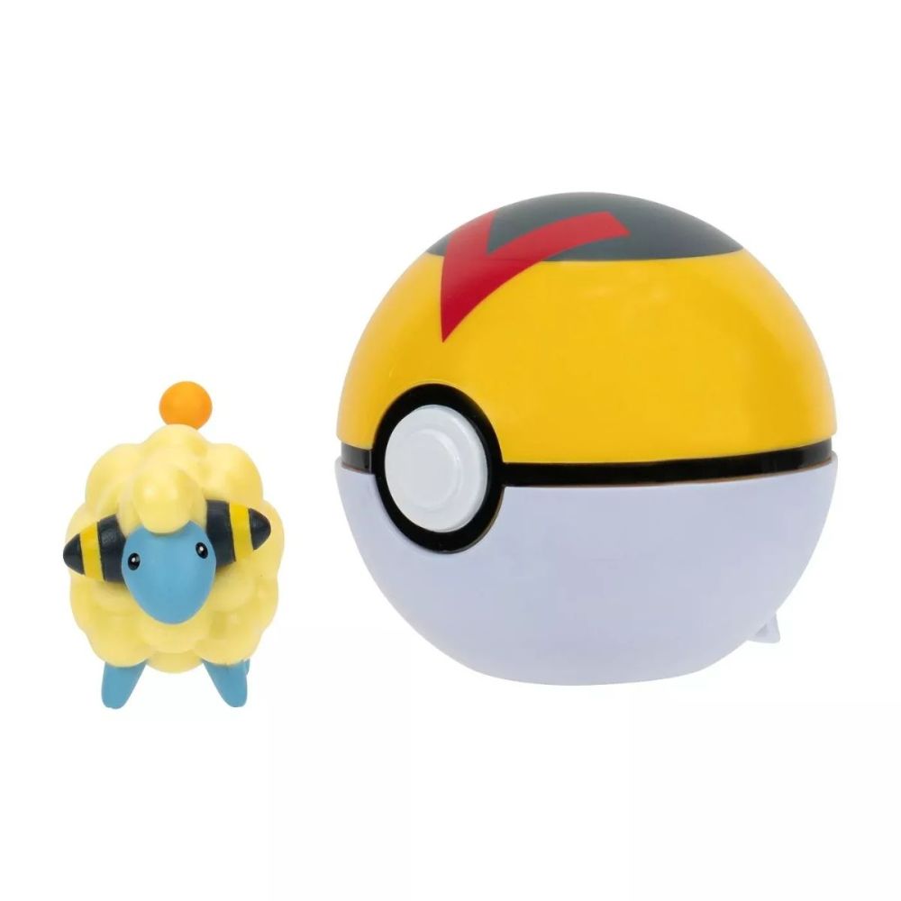 Фигурка в топка Clip N Go Pokemon S2, Mareep и Level Ball