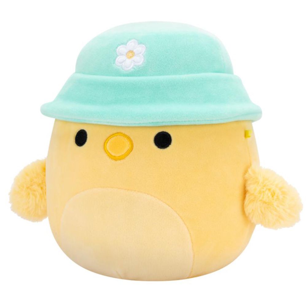 Плюшена играчка, Squishmallows, Пиленцето Triston с шапчица, 19 см