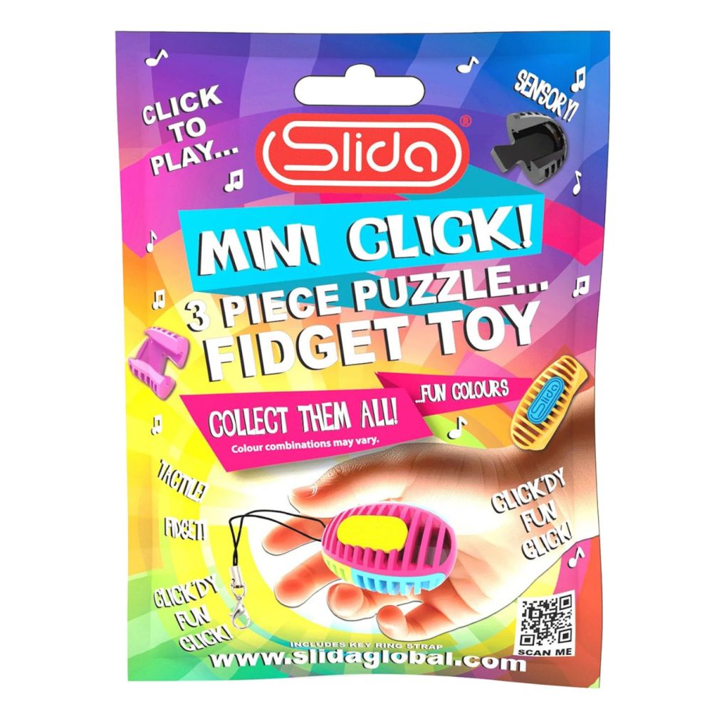 Mini Click Puzzle, Slida, Fidget Toy, 3 части
