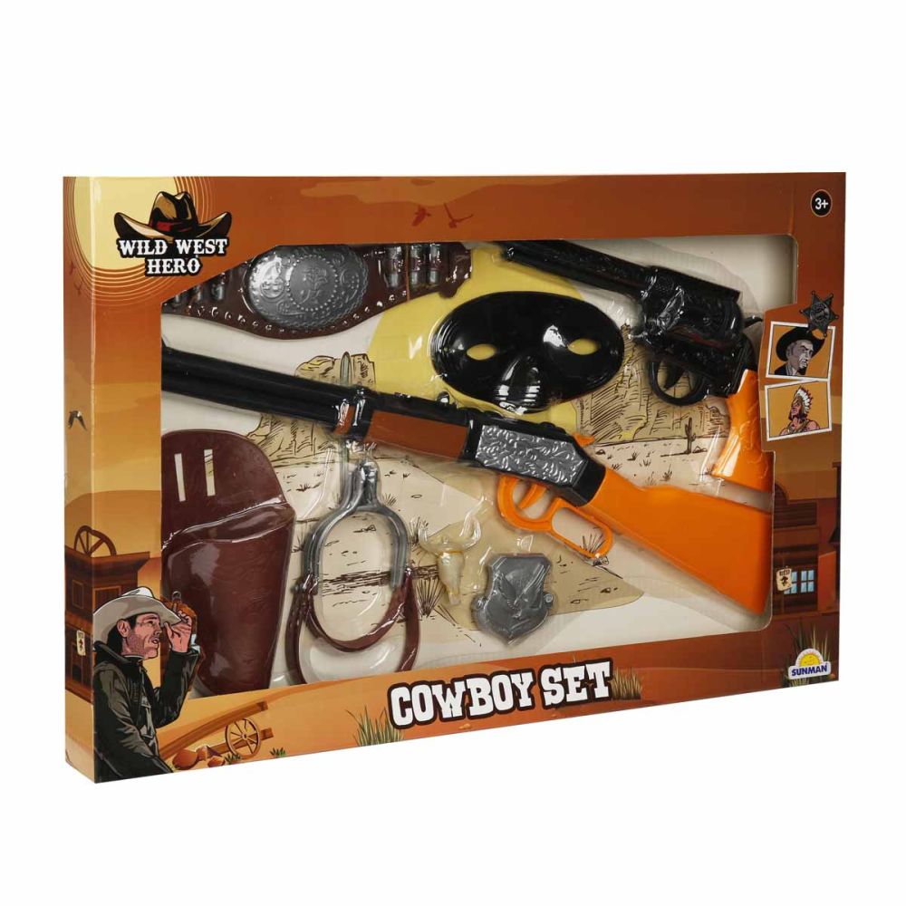 Каубойски комплект с пушка и аксесоари, Wild West Hero