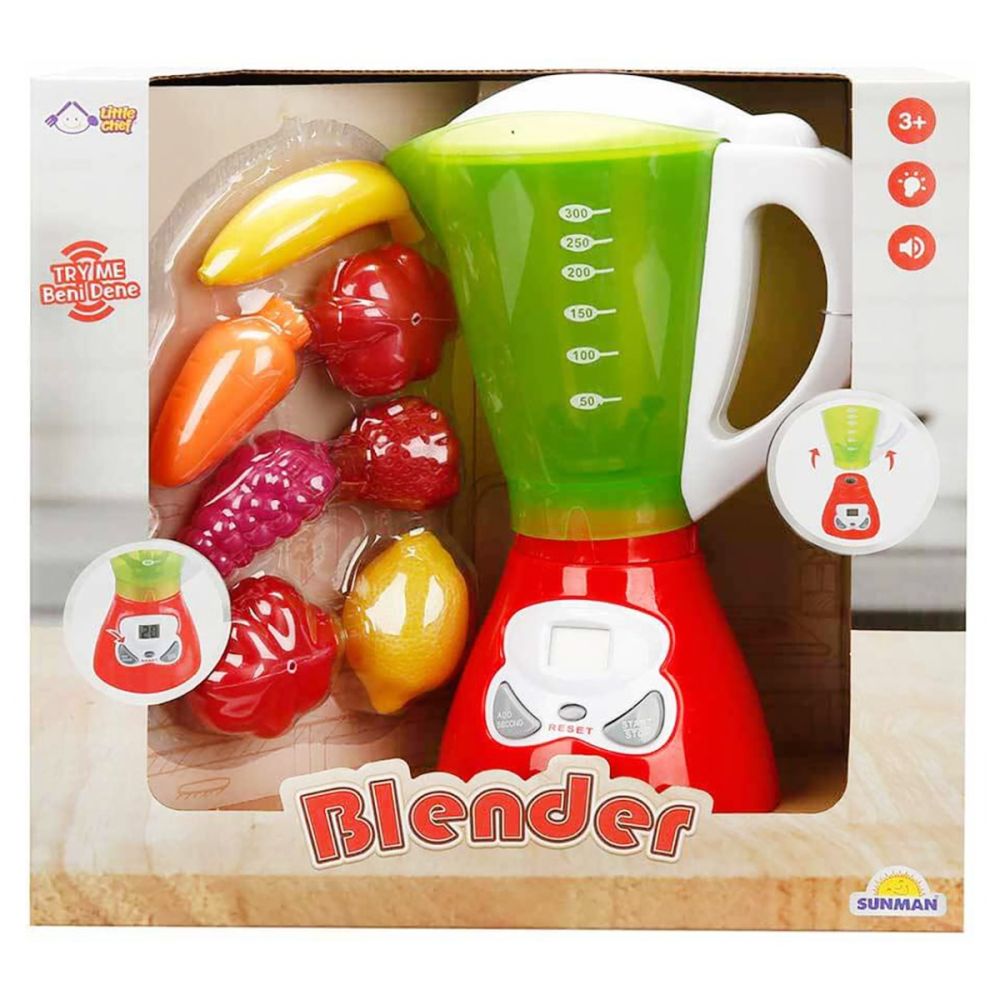 Комплект блендер за плодове и зеленчуци, Little Chef
