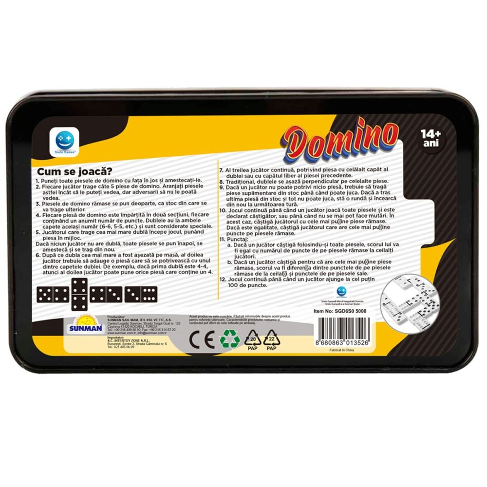 Настолна игра, Smile Games, Домино, 28 части
