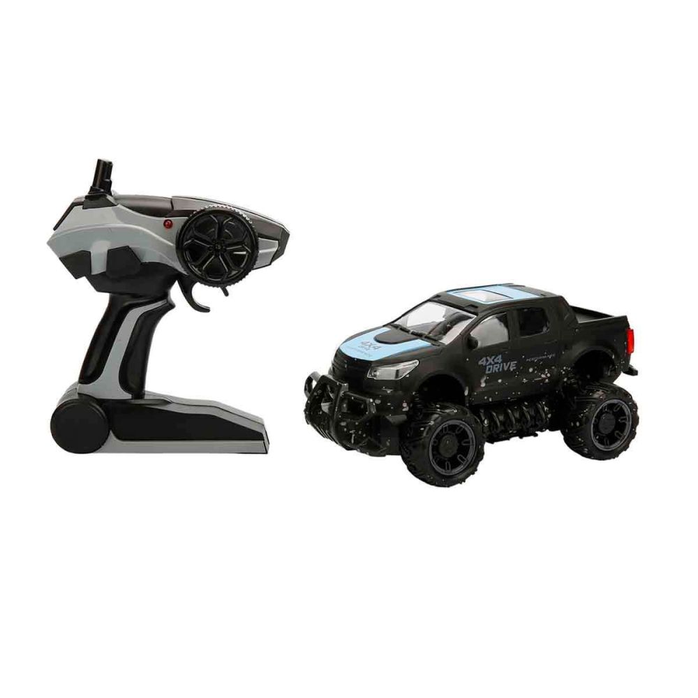 Високопроходим автомобил с дистанционно управление, Crazon, Crazy Off-Road, 1:18, Черно - син