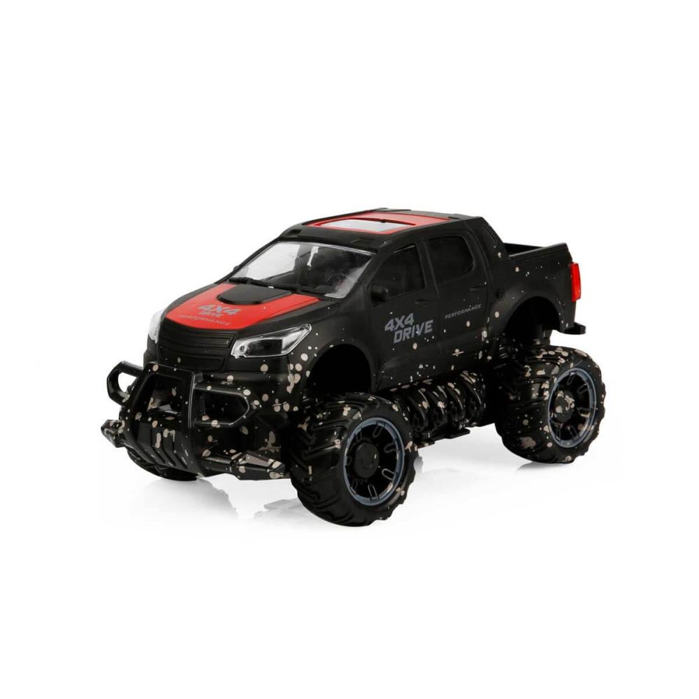 Високопроходим автомобил с дистанционно управление, Crazon, Crazy Off-Road, 1:18, Черно - червен