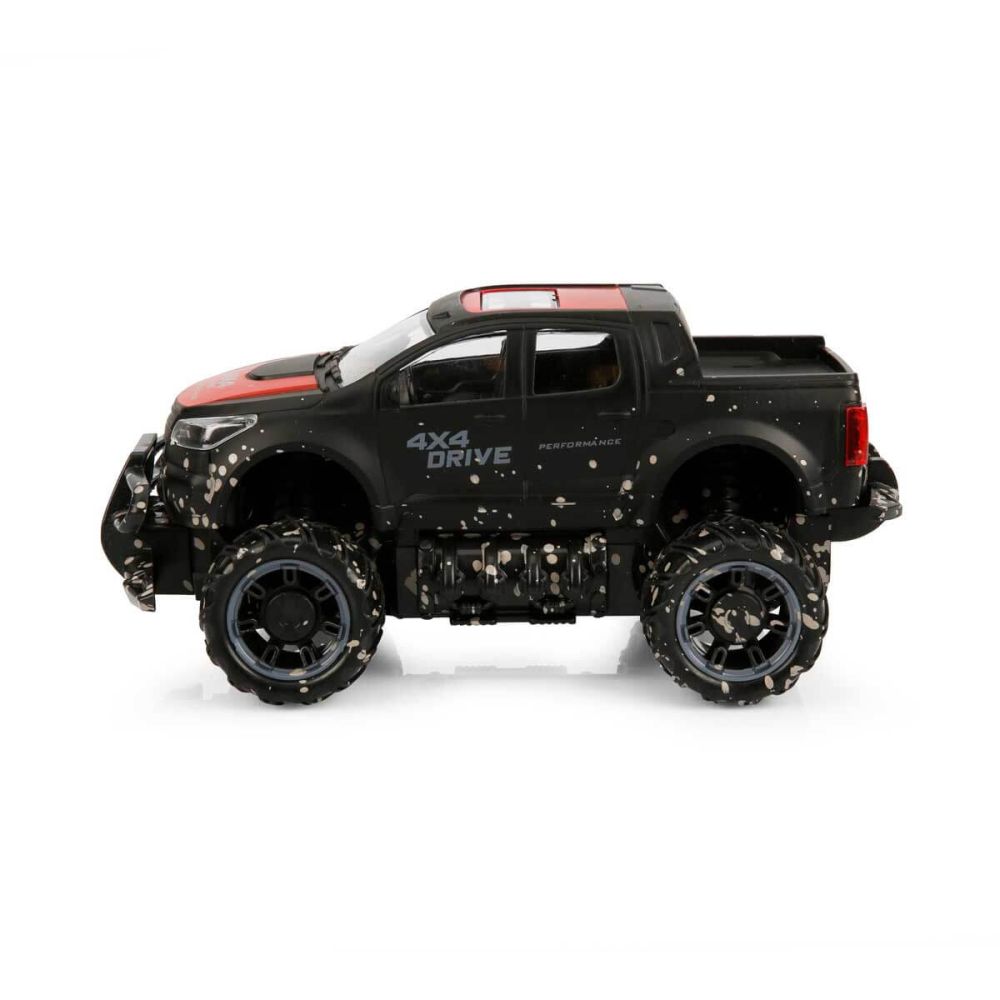 Високопроходим автомобил с дистанционно управление, Crazon, Crazy Off-Road, 1:18, Черно - червен