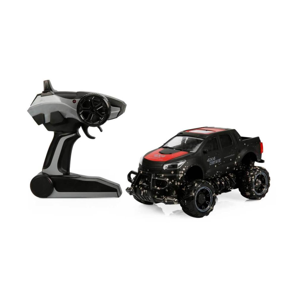 Високопроходим автомобил с дистанционно управление, Crazon, Crazy Off-Road, 1:18, Черно - червен