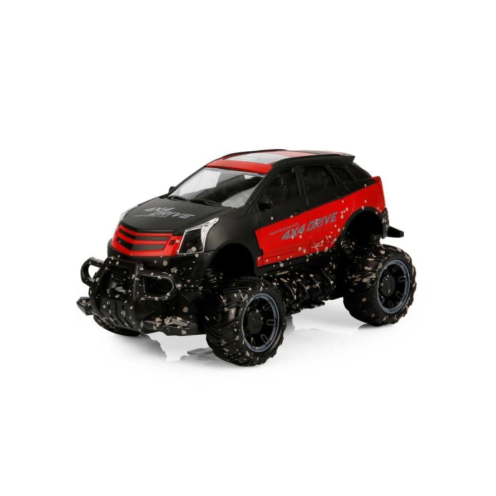Високопроходим автомобил с дистанционно управление, Crazon, Crazy Off-Road, 1:18, Червено - Черен