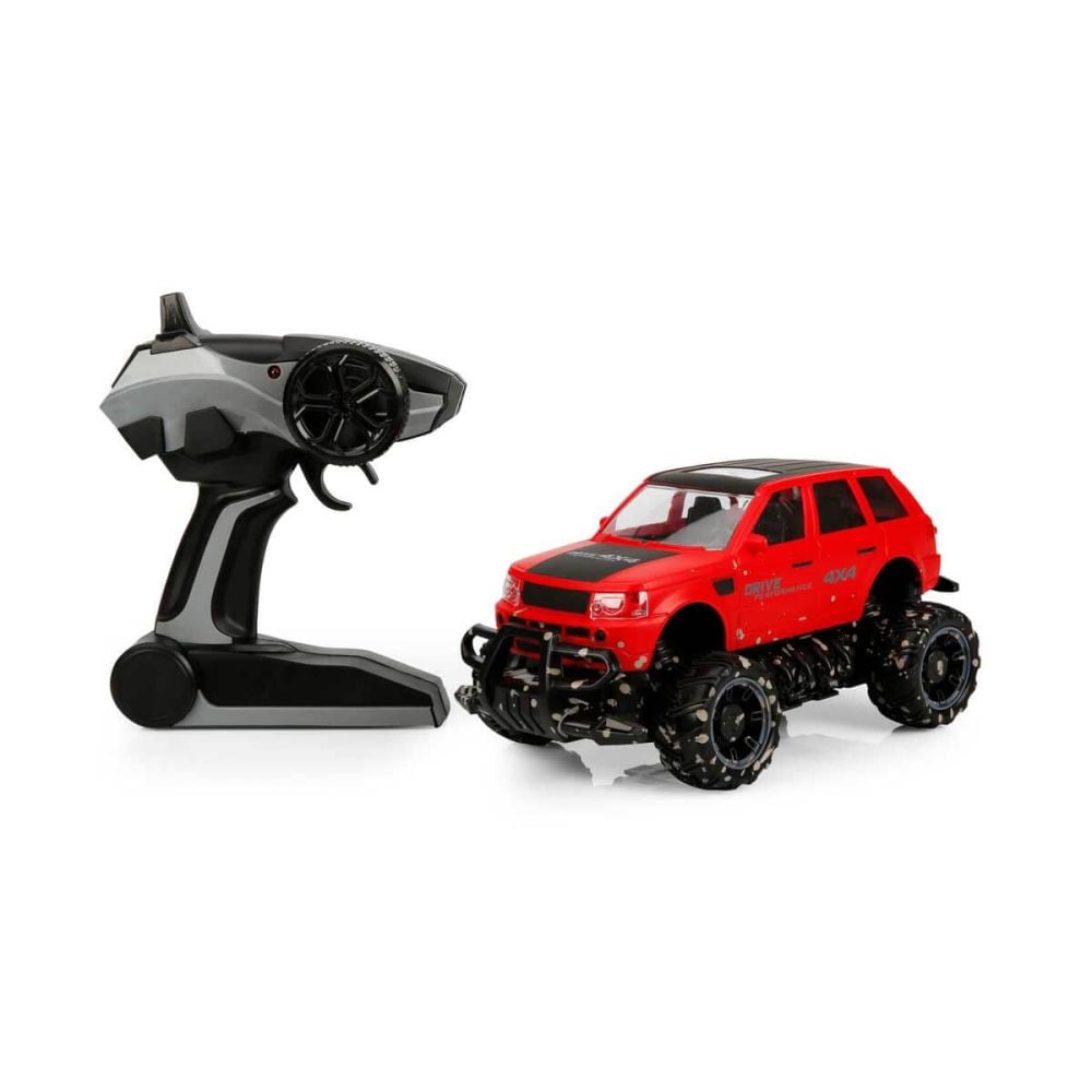 Високопроходим автомобил с дистанционно управление, Crazon, Crazy Off-Road, 1:18, Червен