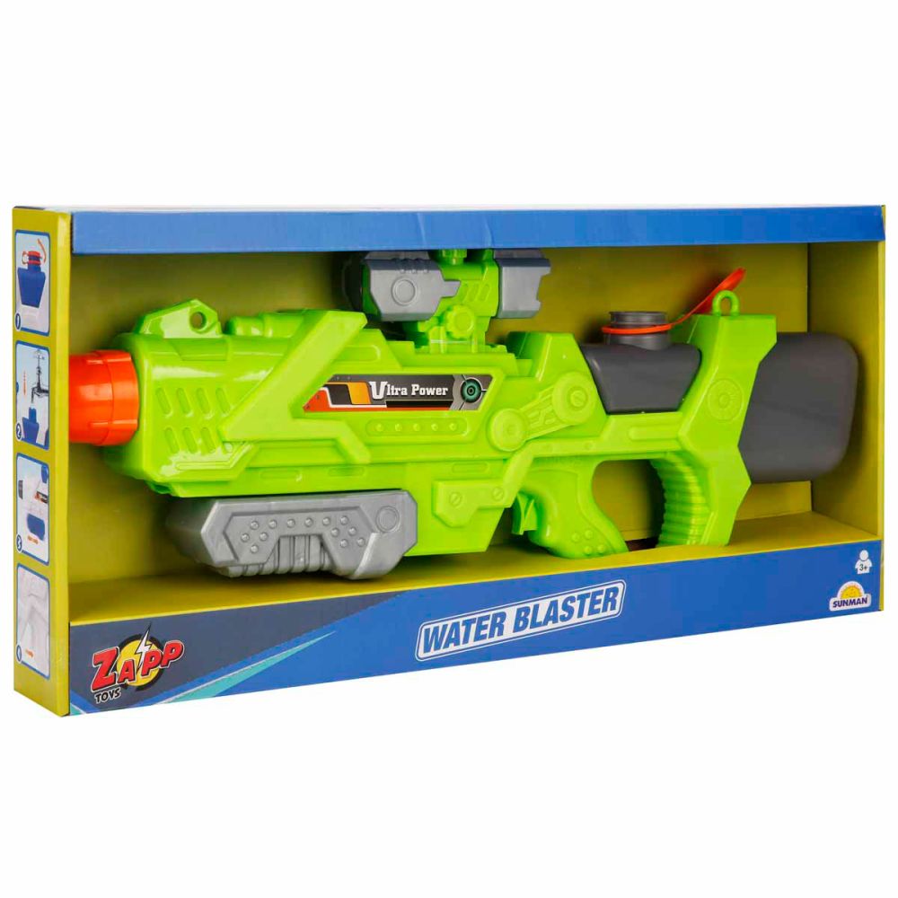 Воден пистолет, Zapp Toys, Ultra Power, 49 см, Зелен
