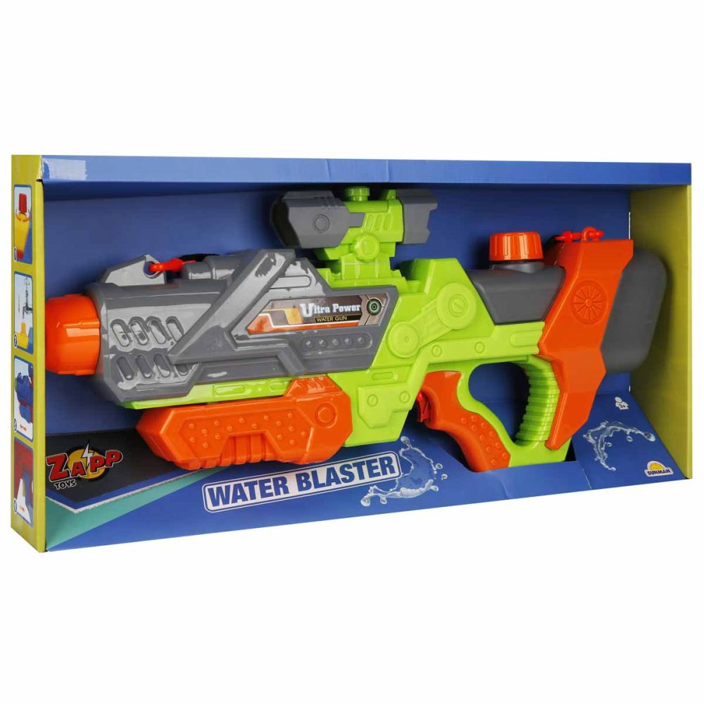 Воден пистолет, Zapp Toys, Ultra Power, 59 см, Зелен