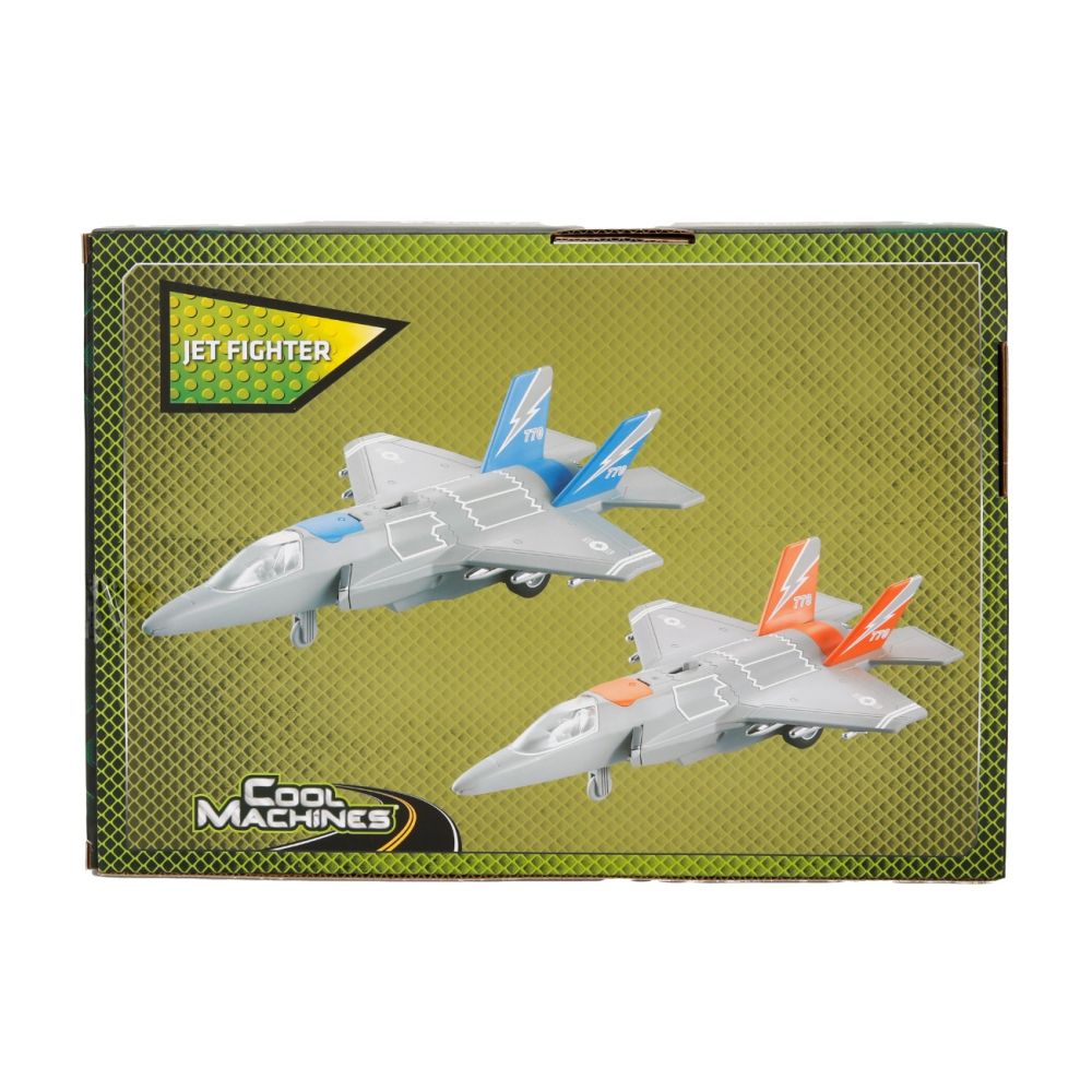 Самолет Jet Fighter със светлини и звуци, Cool Machines, 1:16, Оранжев