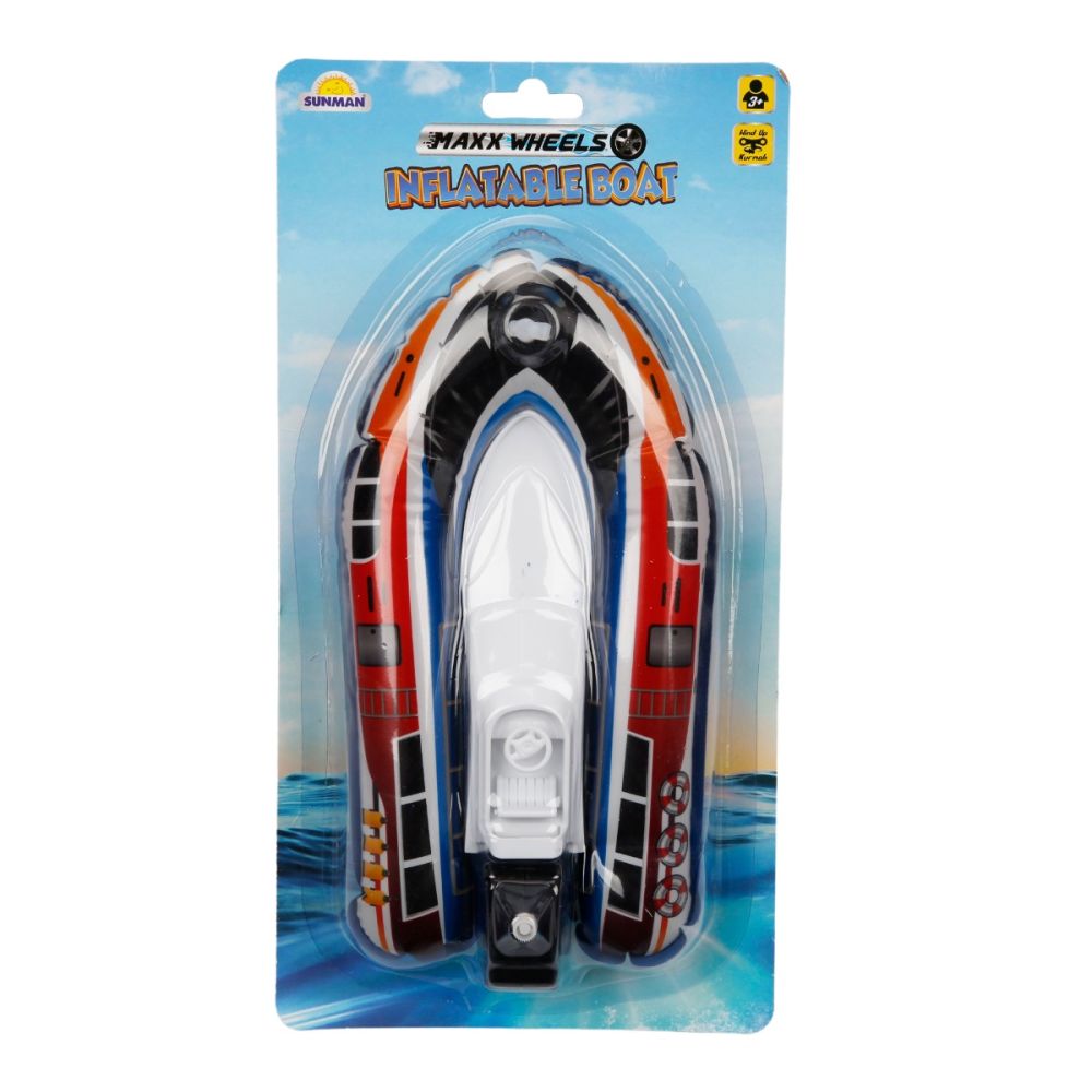 Надуваема лодка, Maxx Wheels, 26 см, Синя