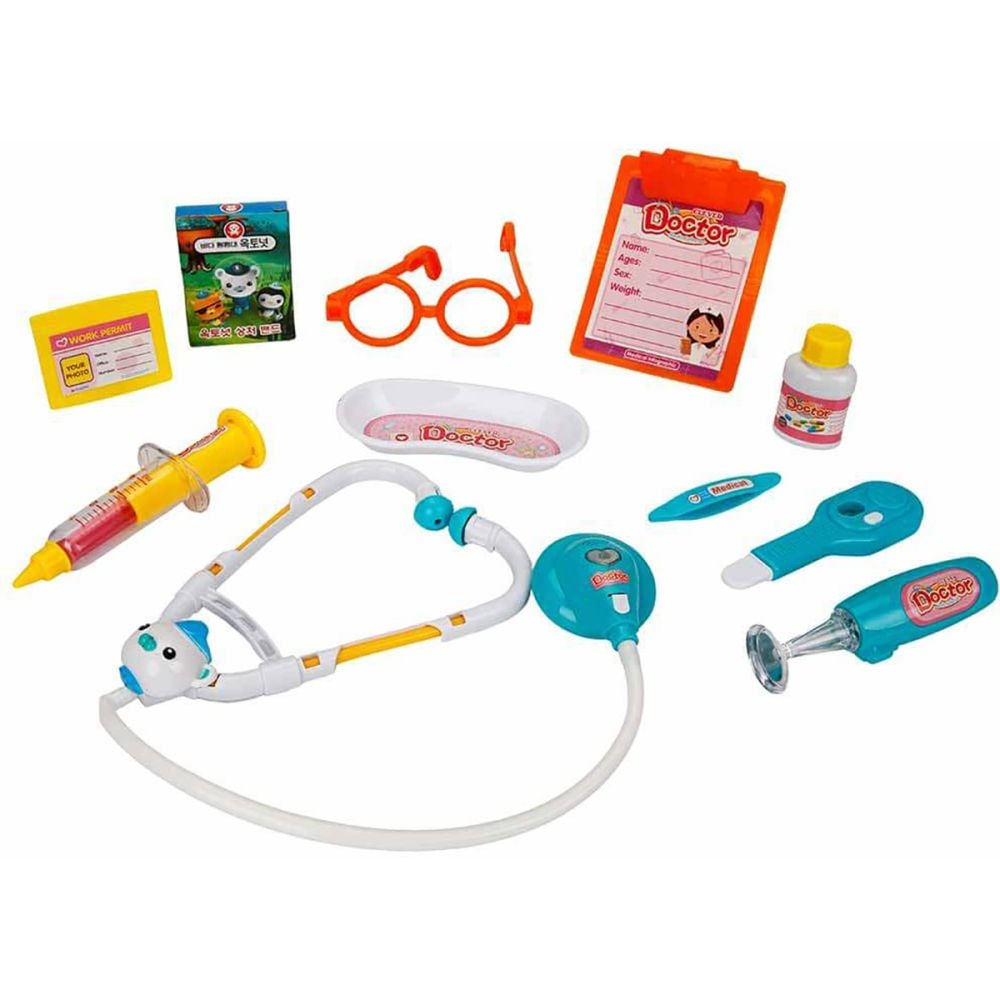 Лекарски комплект, в чантичка, Junior Doc, Син