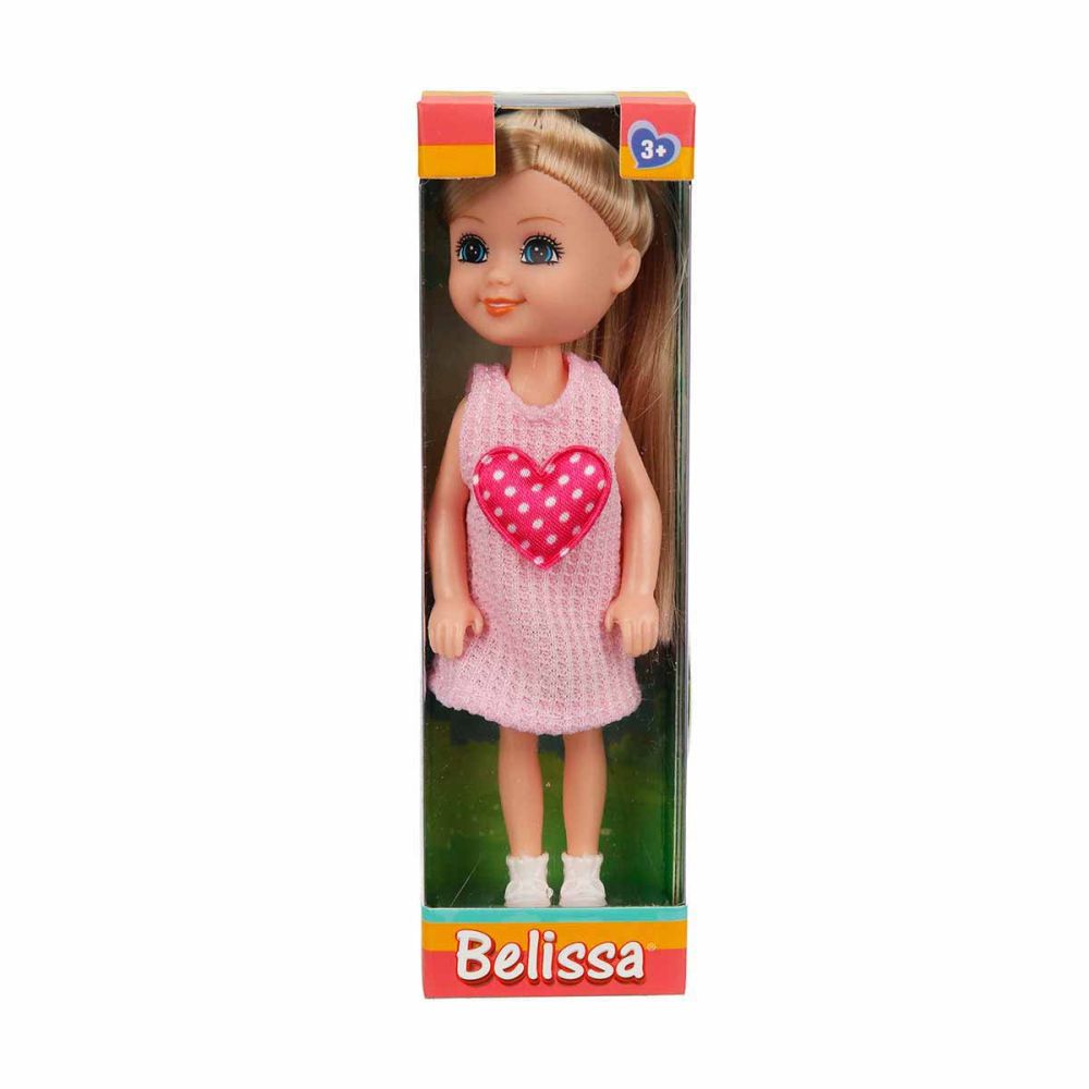 Кукла Belissa в рокля, 15 см