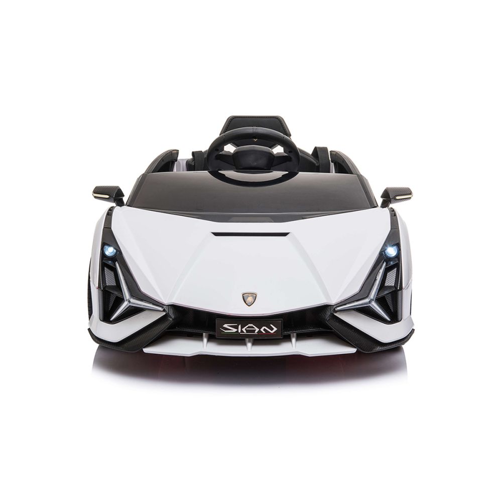 Електрическа количка, Lamborghini Sian, 12V, Бяла