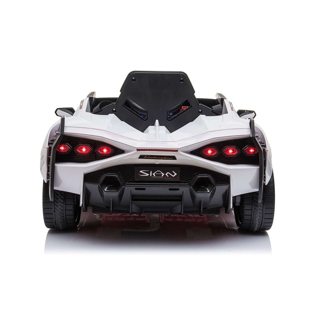 Електрическа количка, Lamborghini Sian, 12V, Бяла