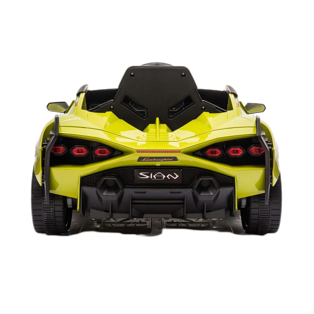 Електрическа количка, Lamborghini Sian, 12V, Зелена