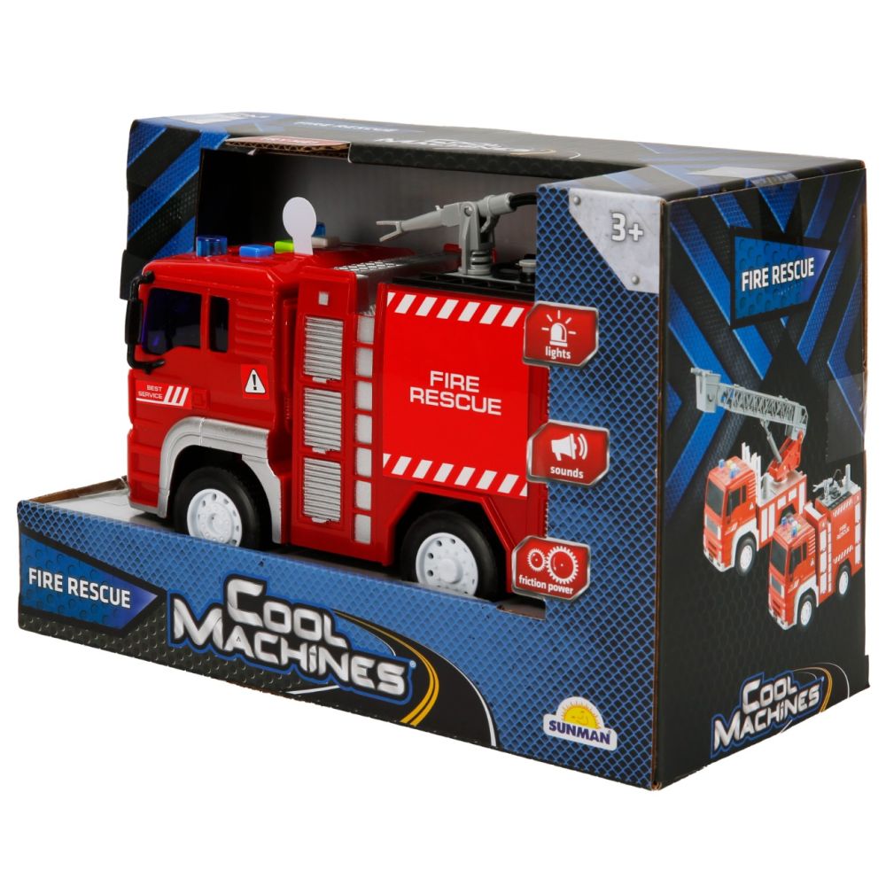 Пожарна кола с резервоар за вода, Cool Machines, 20см