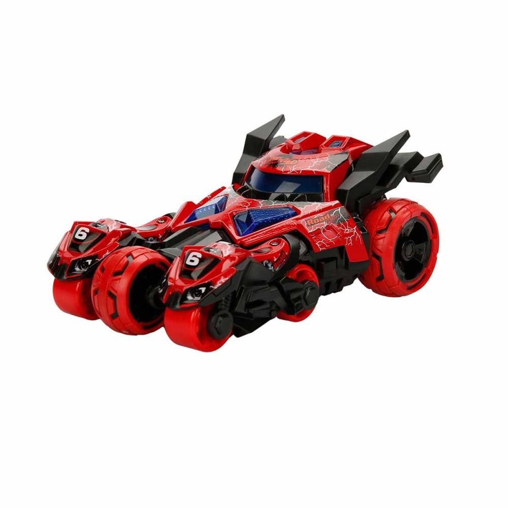 Количка с изстрелвачка за мотоциклети, Maxx Wheels, Catapult Car 3in1, Червена