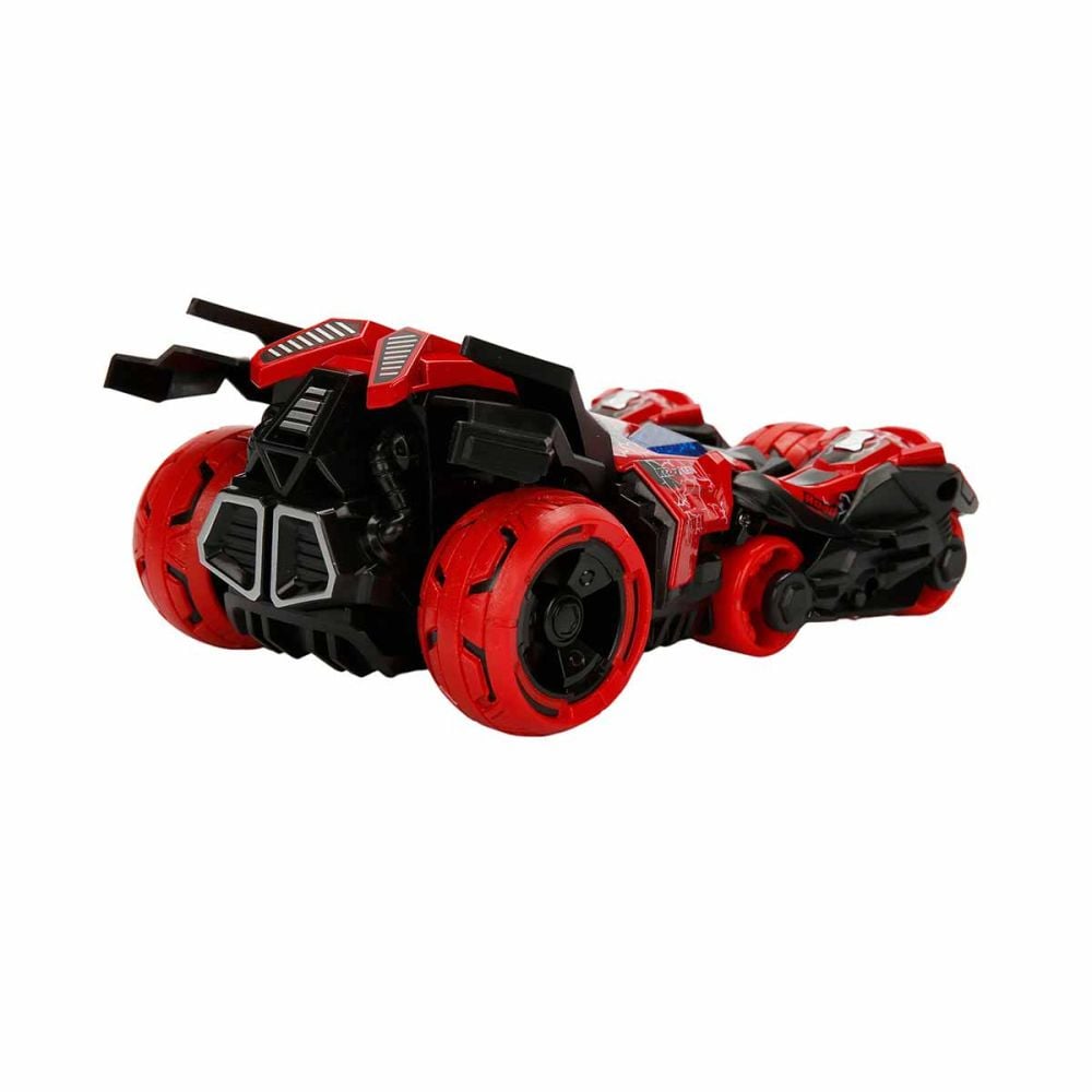 Количка с изстрелвачка за мотоциклети, Maxx Wheels, Catapult Car 3in1, Червена
