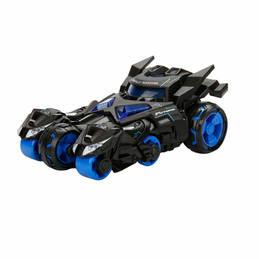 Количка с изстрелвачка за мотоциклети, Maxx Wheels, Catapult Car 3in1, Синя