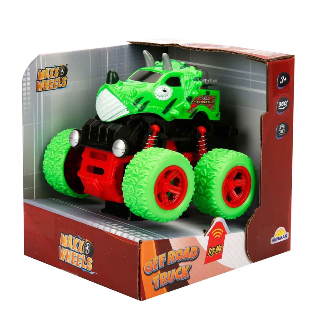 Офроуд автомобил, Maxx Wheels, Speed Dinosaur, Зелен