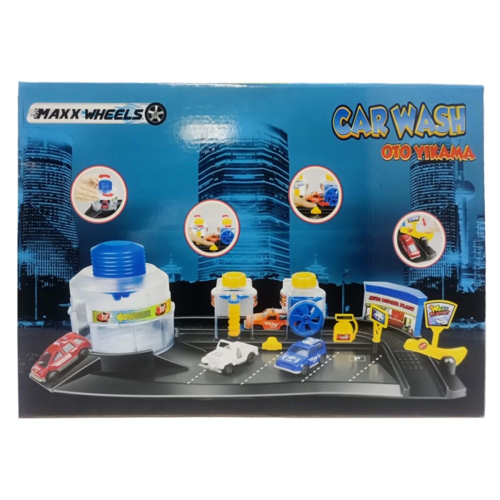 Комплект за игра, автомивка, Maxx Wheels