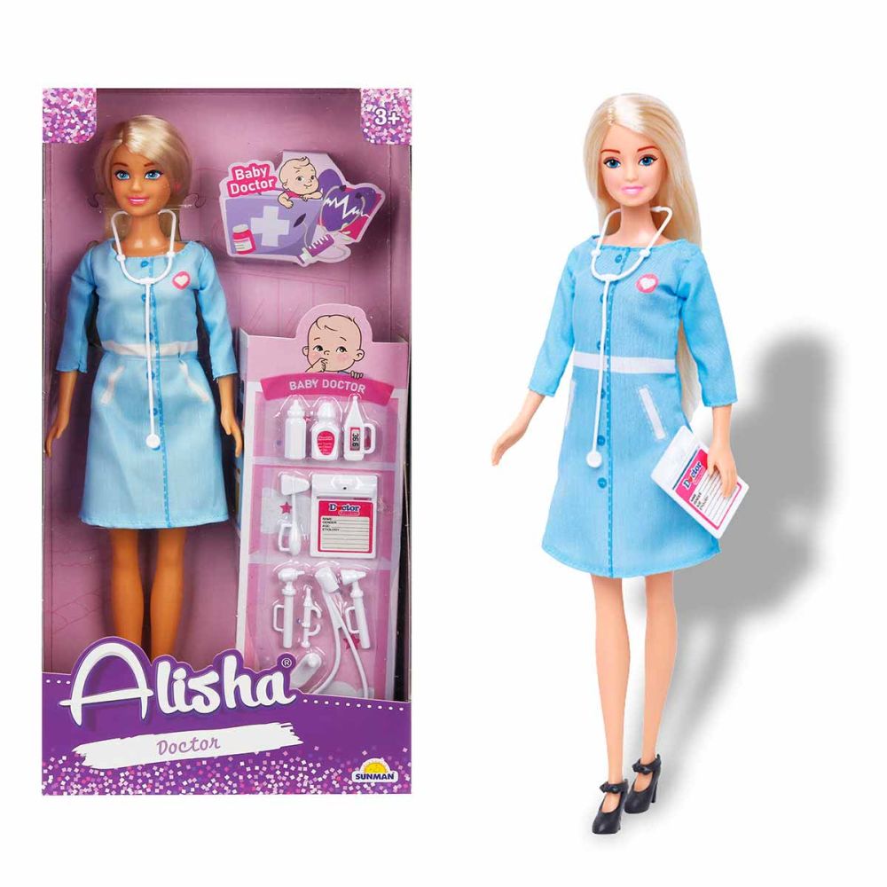 Комплект за игра Alisha, Доктор с аксесоари