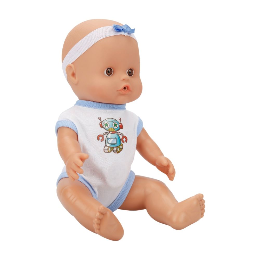 Кукла Бебе с гърне, Boubou, 30 см, Синьо