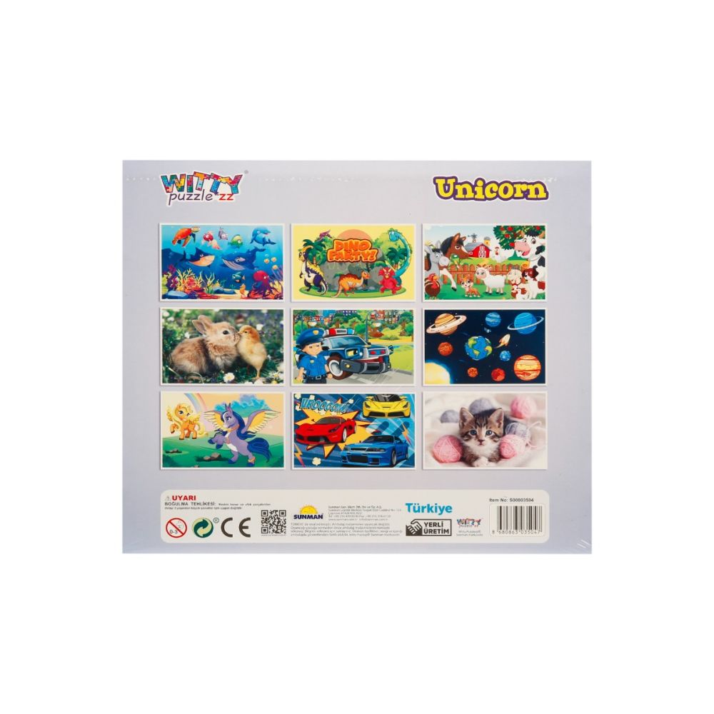 Пъзел Witty Puzzlezz, 60 части, Еднорози
