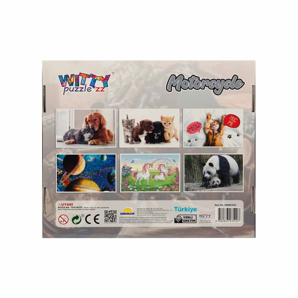 Пъзел Witty Puzzlezz, Мотоциклет, 100 части