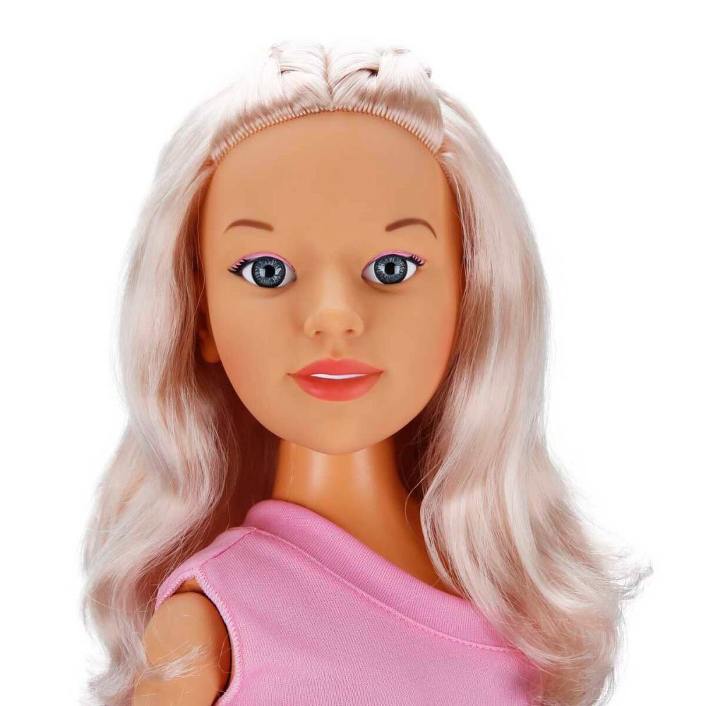 Кукла Клара в парти тоалет, Dollz And More, С розова рокля, 80см