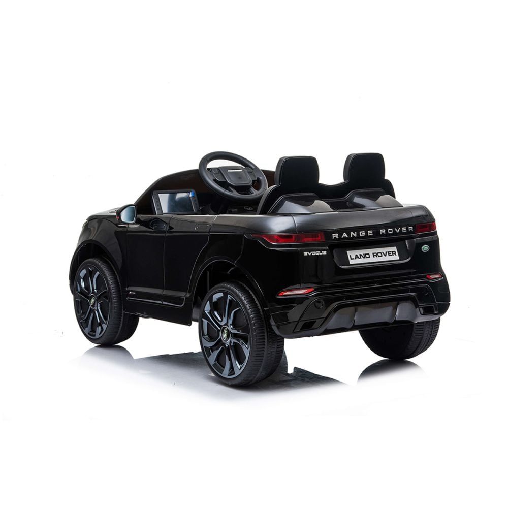 Електрическа количка, Range Rover Evoque, 12V, Черна