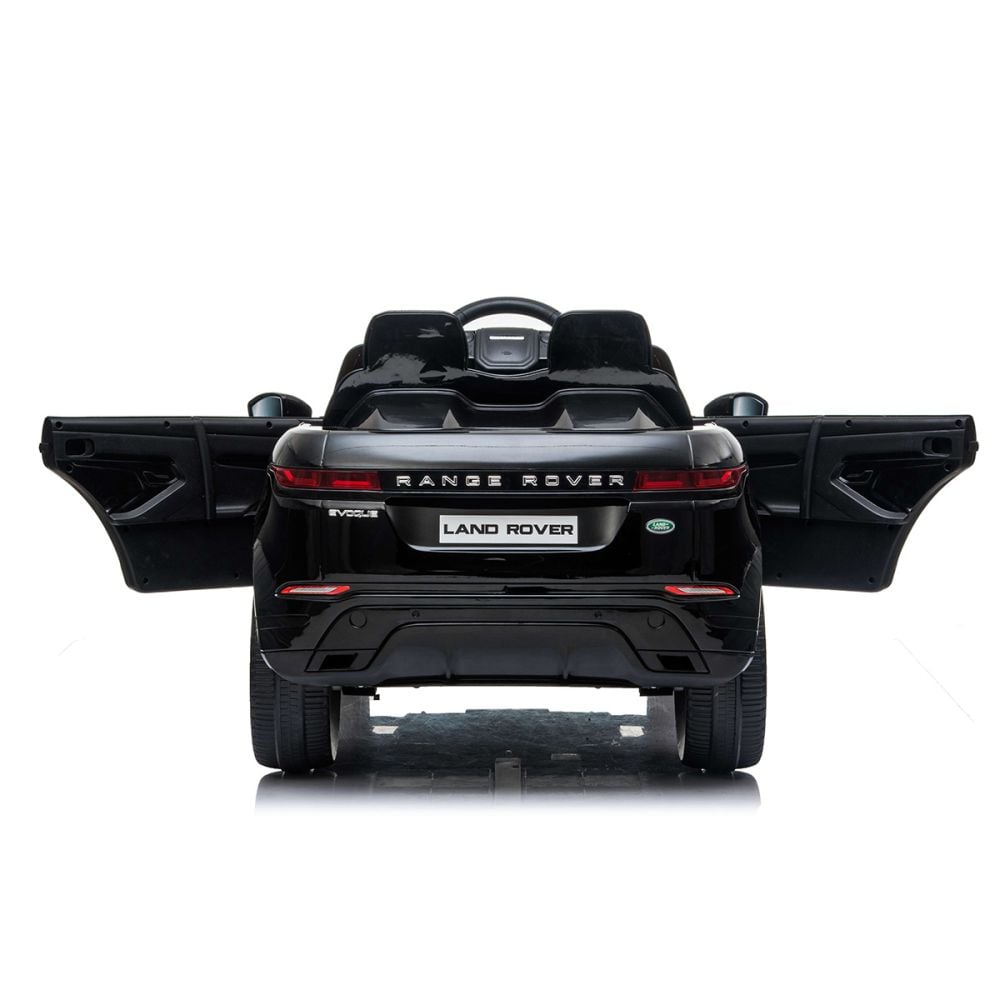 Електрическа количка, Range Rover Evoque, 12V, Черна