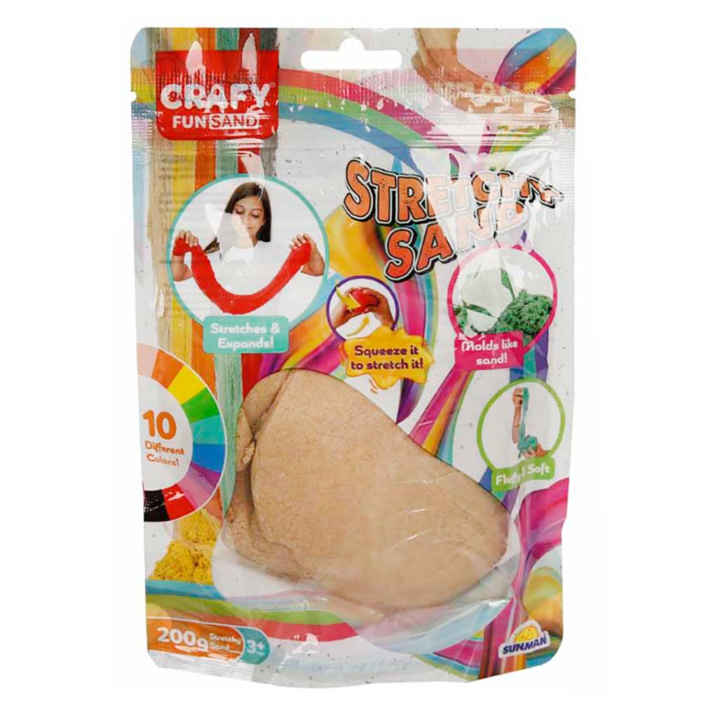 Моделиращ пясък, Crafy, 200гр, Натурален