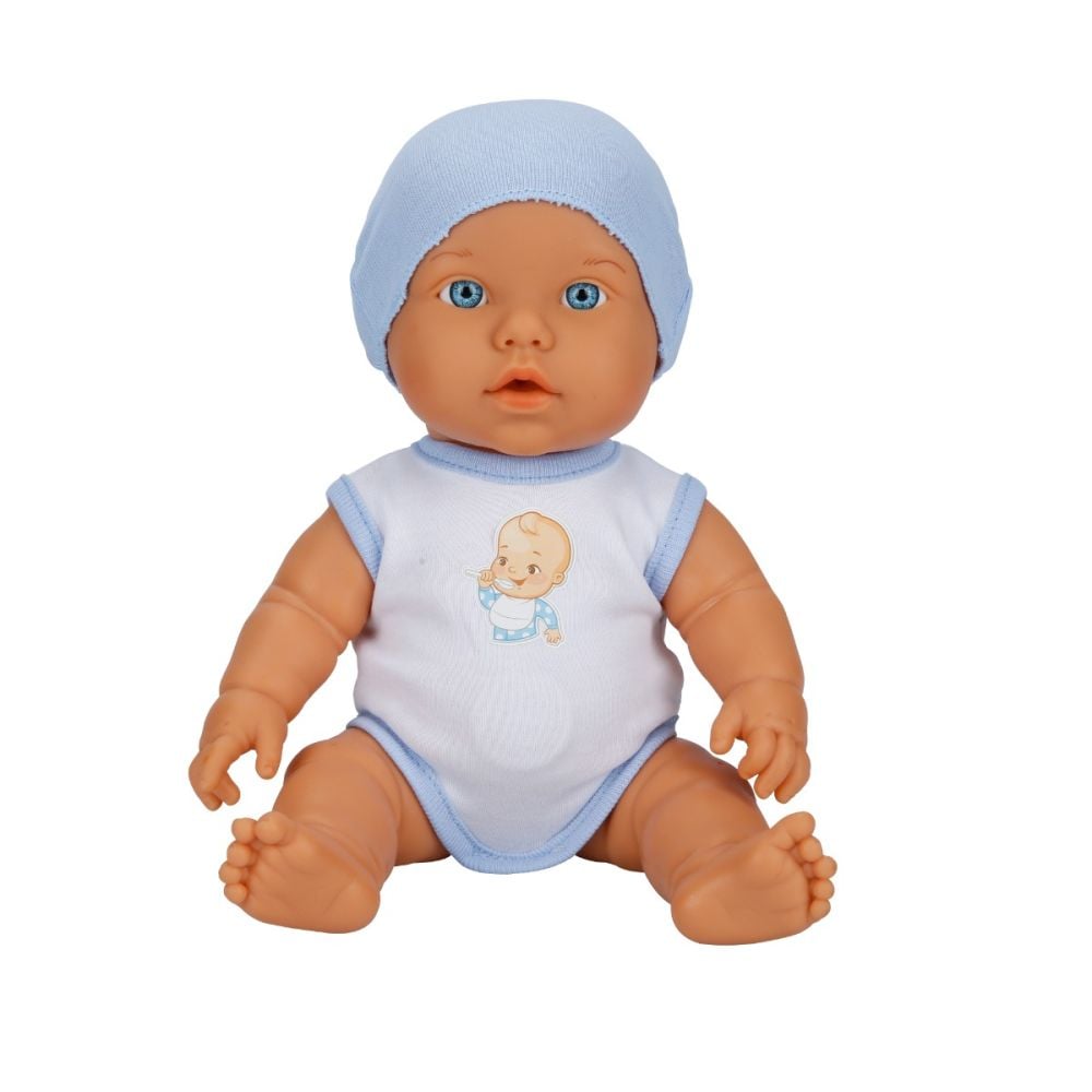 Кукла бебе, Bebelou, Dollz n More, Грижи се за мен, 32 см, Синя