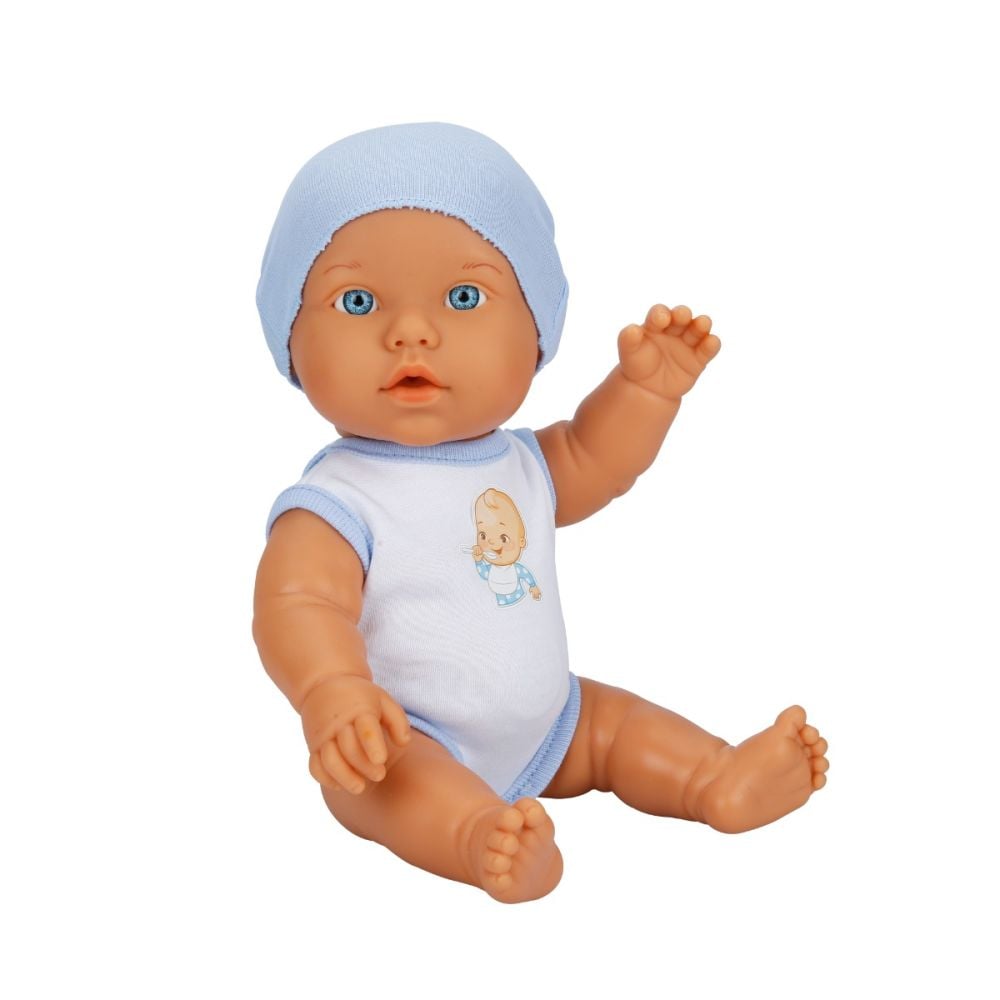 Кукла бебе, Bebelou, Dollz n More, Грижи се за мен, 32 см, Синя