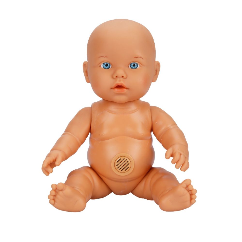 Кукла бебе, Bebelou, Dollz n More, Грижи се за мен, 32 см, Синя