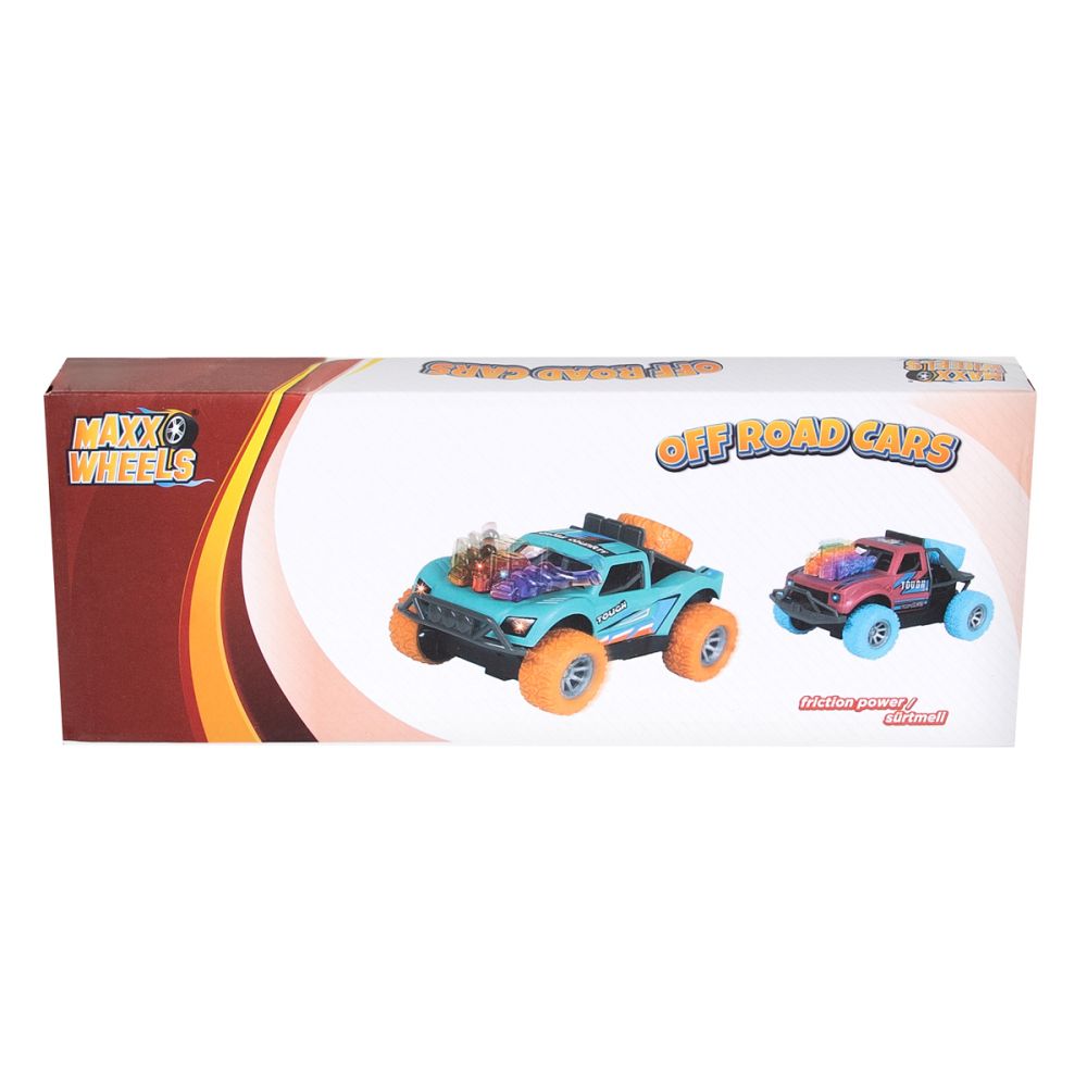 Комплект колички със светлини и звуци, Maxx Wheels, Off Road