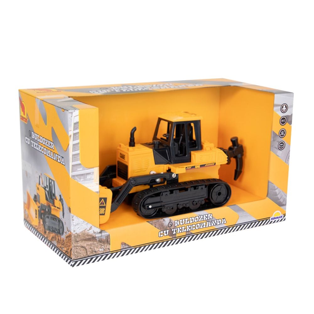 Булдозер с вериги и дистанционно, Maxx Wheels, 1:28