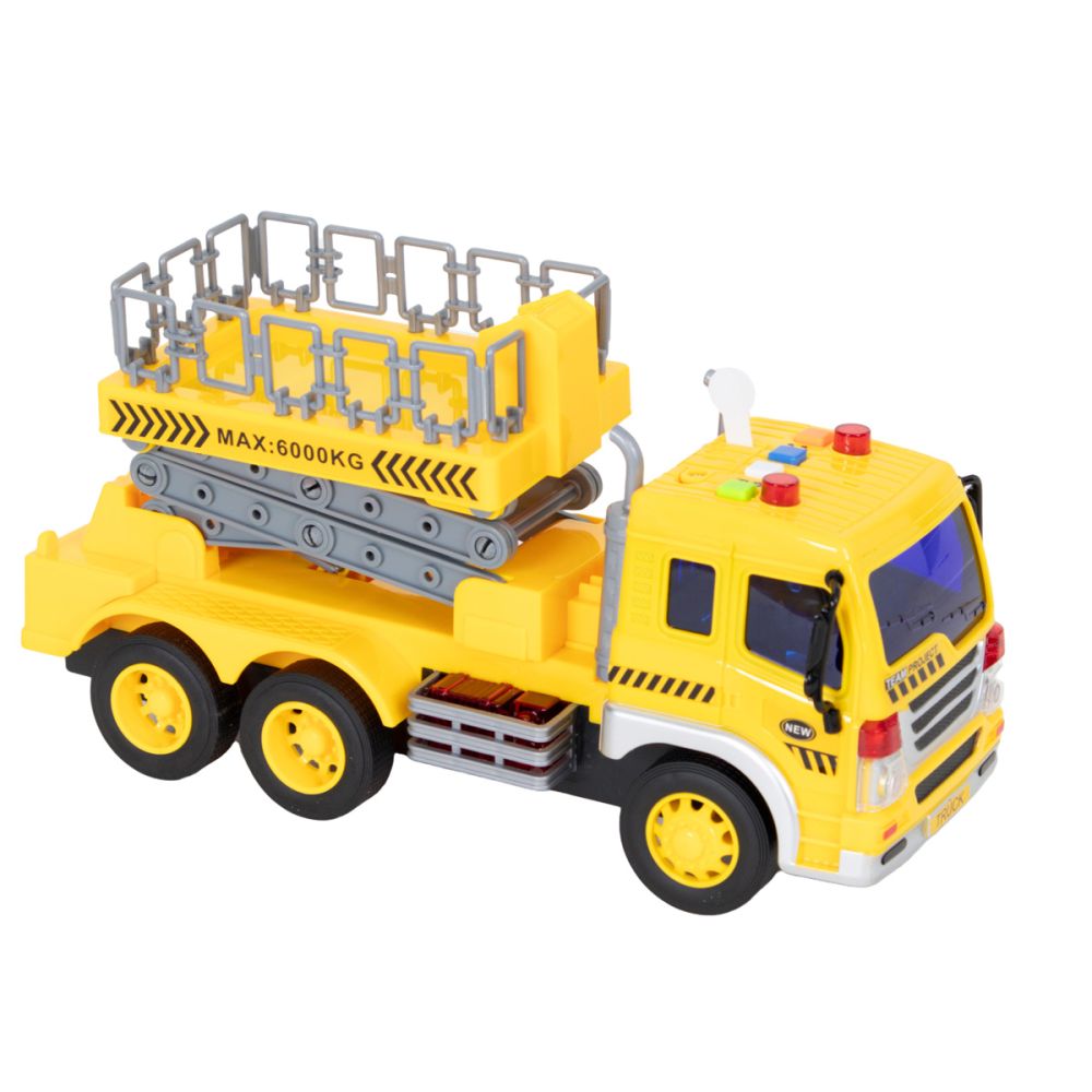Камион с механична стълба, Maxx Wheels, 1:16
