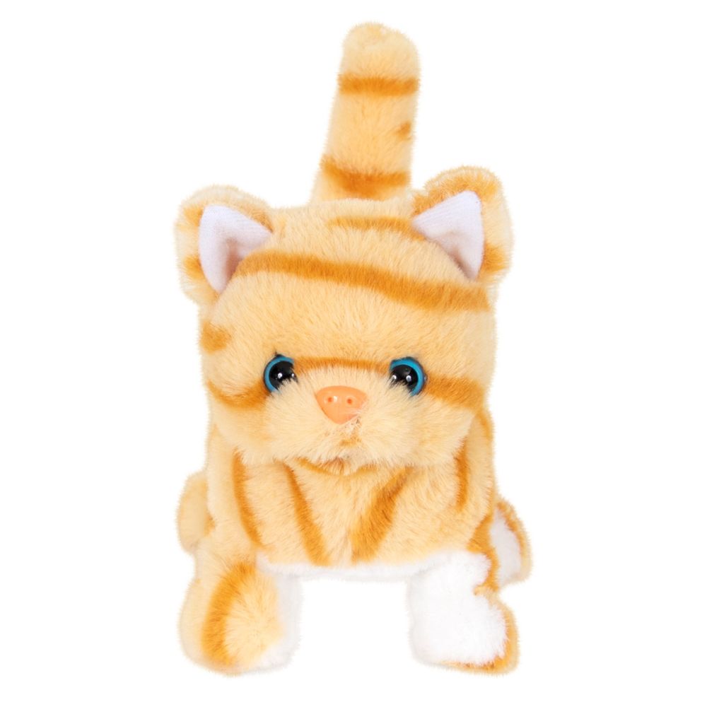 Интерактивна плюшена играчка, Puffy Friends, Коте с къщичка