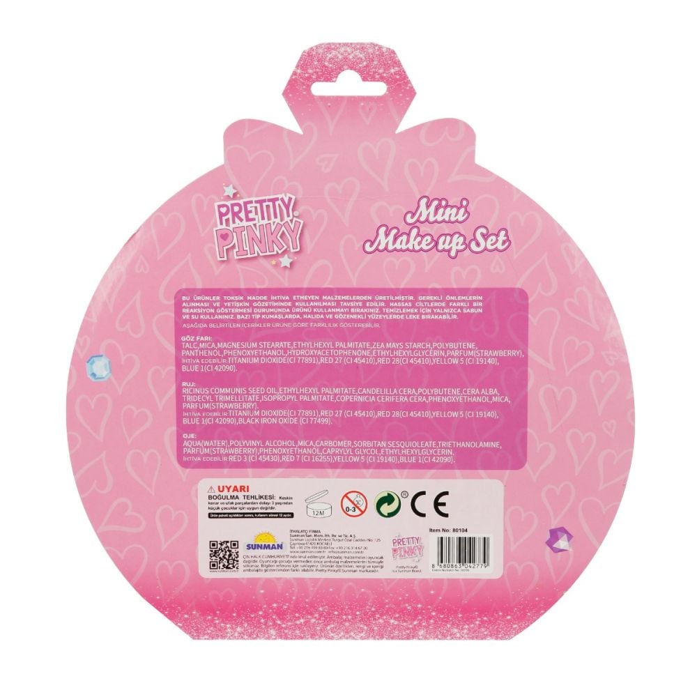 Комплект грим и лак за нокти, Pretty Pinky