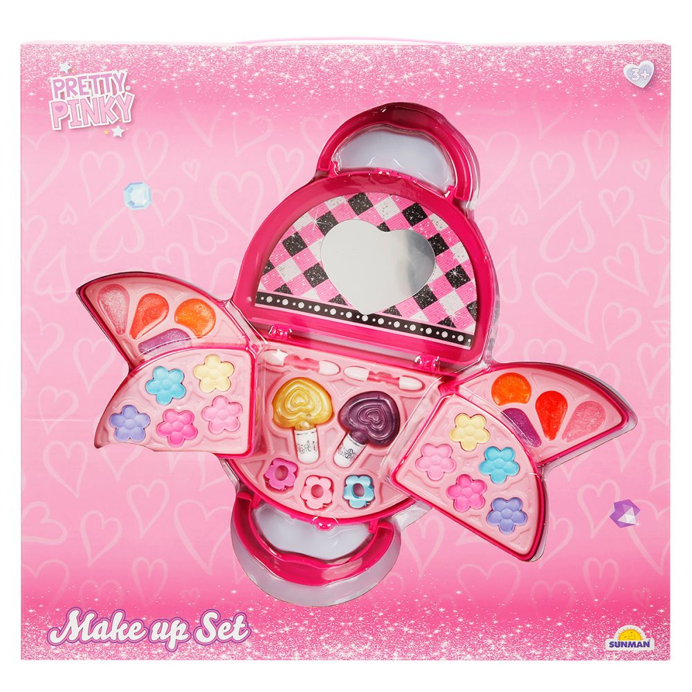 Комплект гримове в чантичка, Preety Pinky, 5 отделения