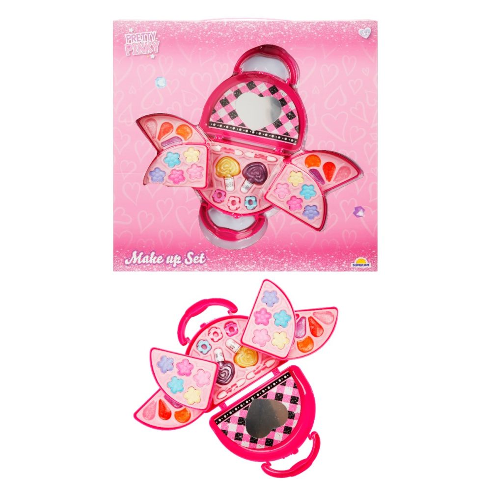 Комплект гримове в чантичка, Preety Pinky, 5 отделения